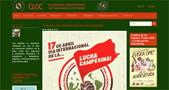 Desktop Screenshot of cloc-viacampesina.net